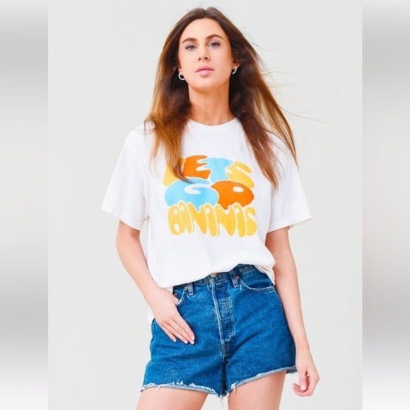 Re/done 90s Let’s Go Bananas Tshirt - Picture 1 of 8